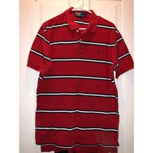 Polo by Ralph Lauren Men’s Red/White/Blue striped